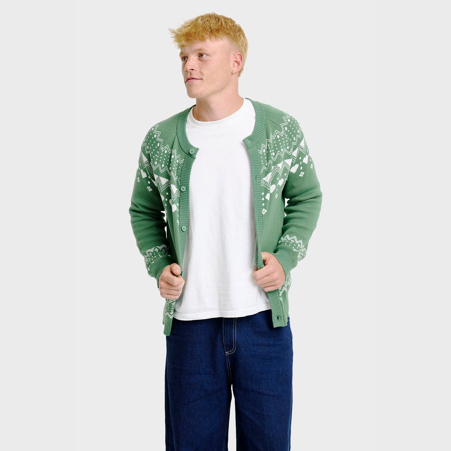 Yksinkertainen Neuletakki – Miehet